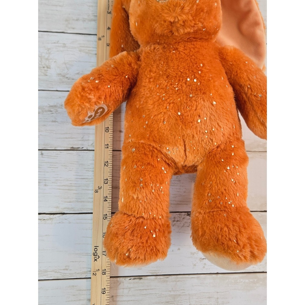 Build a Bear Pumpkin Spice Sparkle Pawlette Bunny Rabbit Plush Stuffed Animal - Picture 5 of 5